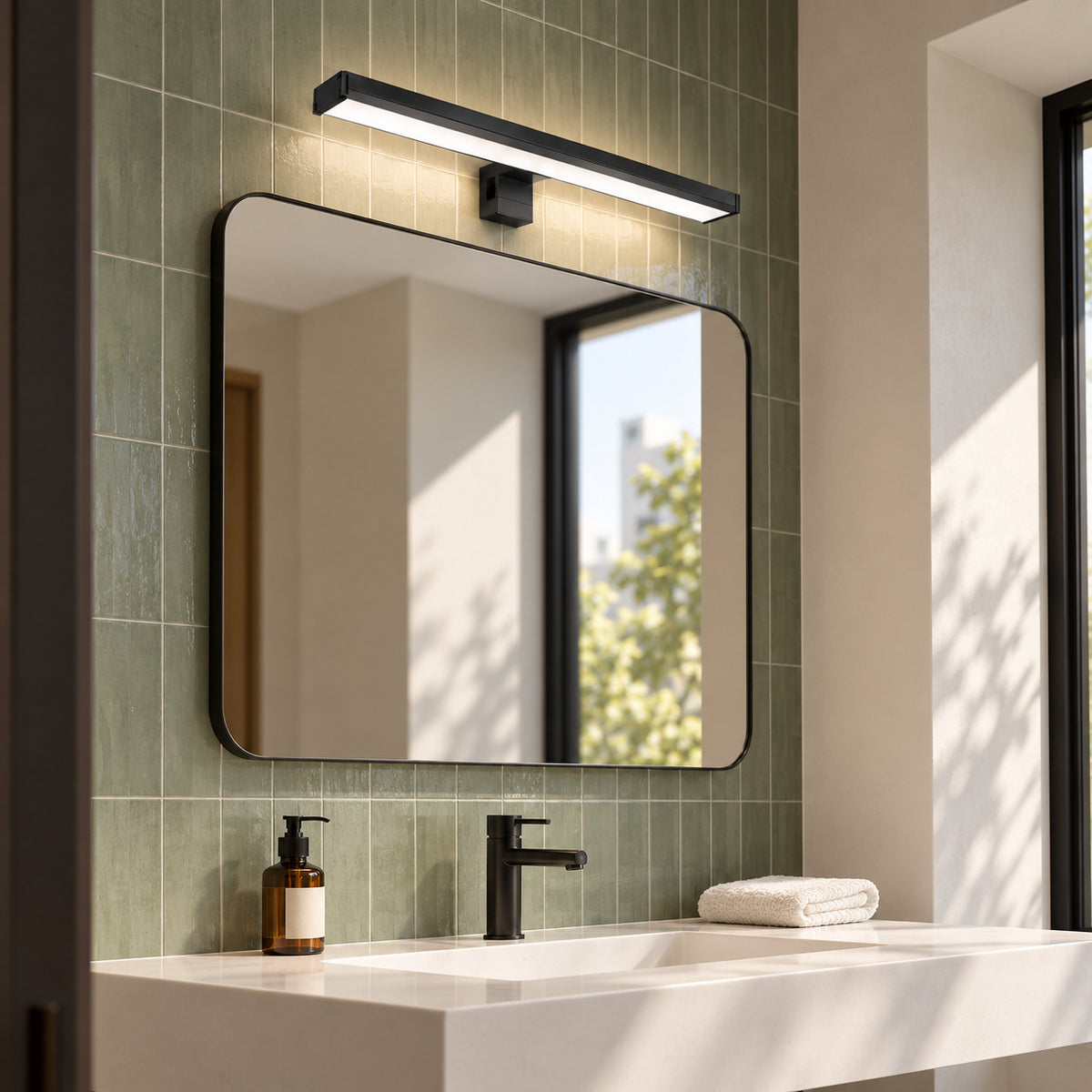 Aplique espejo baño LED 8W - 40cm (16)