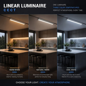 Luminaria lineal para carril magnético - 36W - 120º - 26mm - CCT + SMART FUNCTION (5)