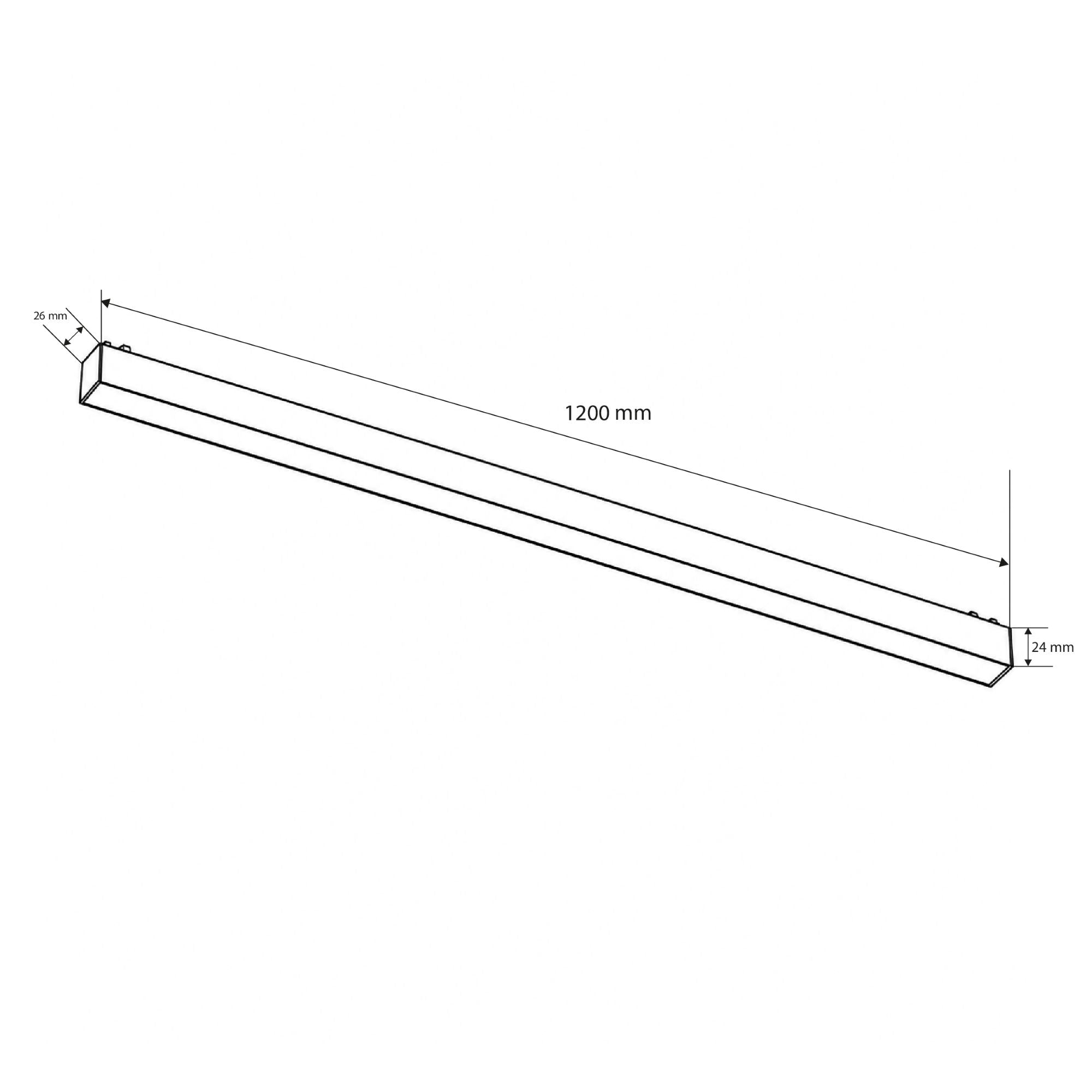 Luminaria lineal para carril magnético - 48W - 120º - 26mm - CCT + SMART - 48V (11)