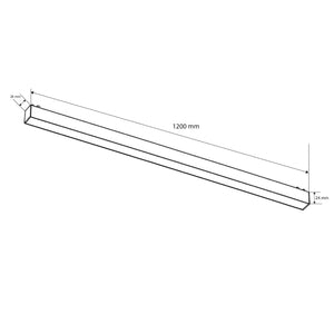 Luminaria lineal para carril magnético - 48W - 120º - 26mm - CCT + SMART - 48V (11)