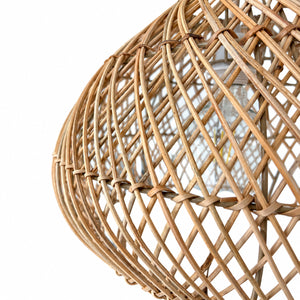 Lámpara colgante de ratán "SIENA" - E27 - Ø40 cm (15)
