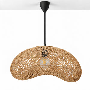 Lámpara colgante de ratán "DUNE" - E27 - Ø55 cm (21)