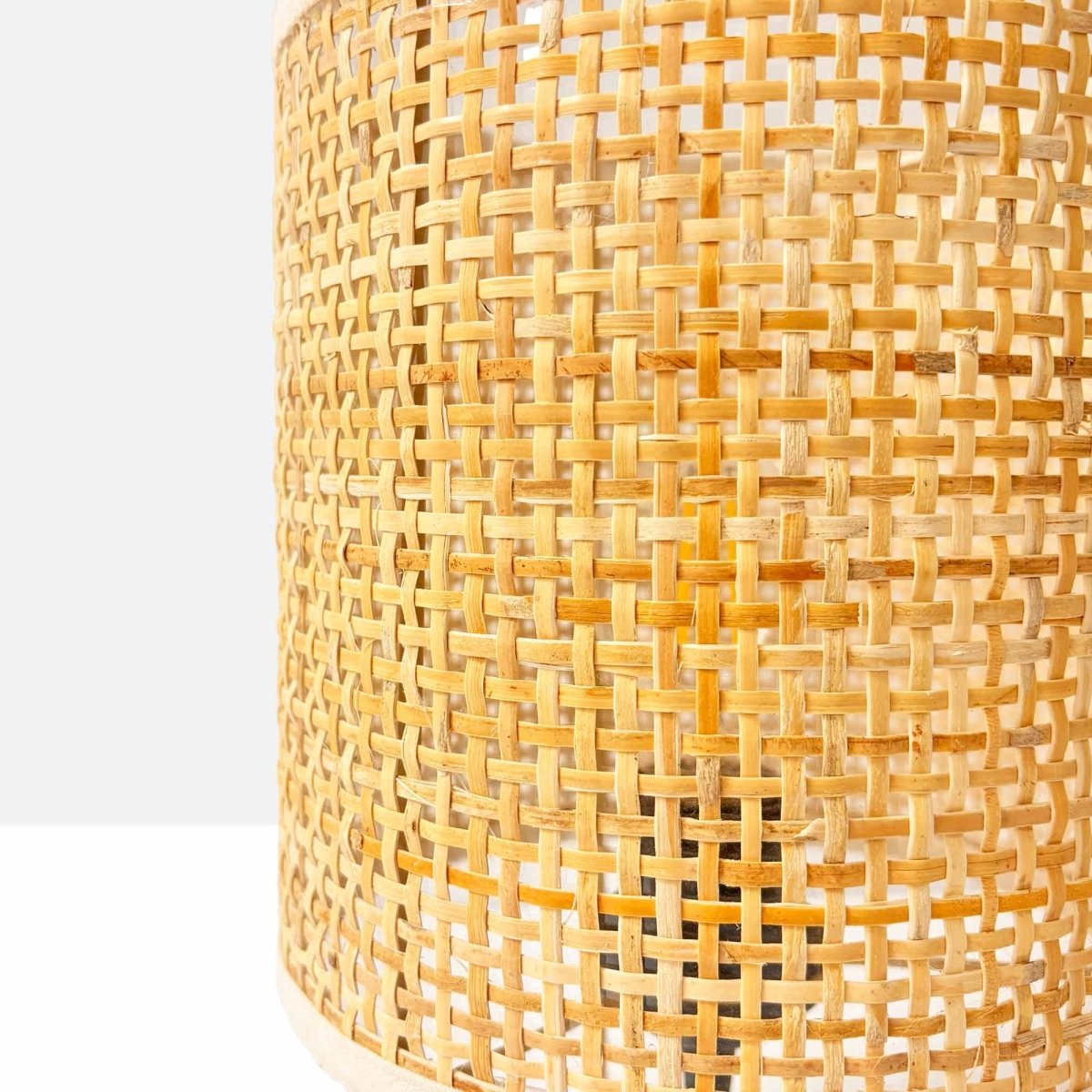 Lámpara de mesa de mimbre "JORN" - E27 - Barcelona Led-