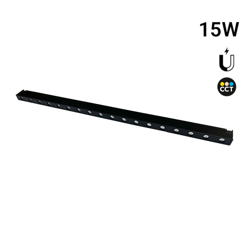 Luminaria lineal para carril magnético - 15W - 24º - 10mm - CCT + SMART - UGR18