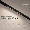 Luminária linear para trilho magnético - 5W - 24º - 5mm - UGR18 - 24V 3