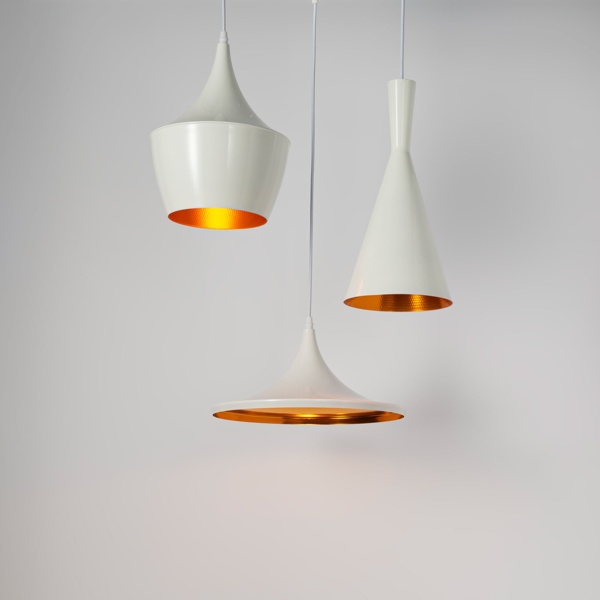 Lámpara colgante nórdica de metal "Trippel" (20)