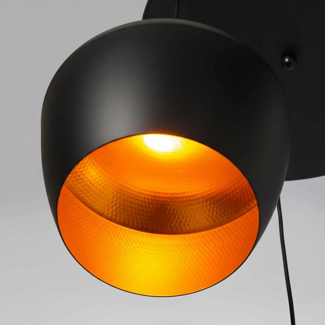 Lámpara colgante nórdica de metal "Trippel" (8)