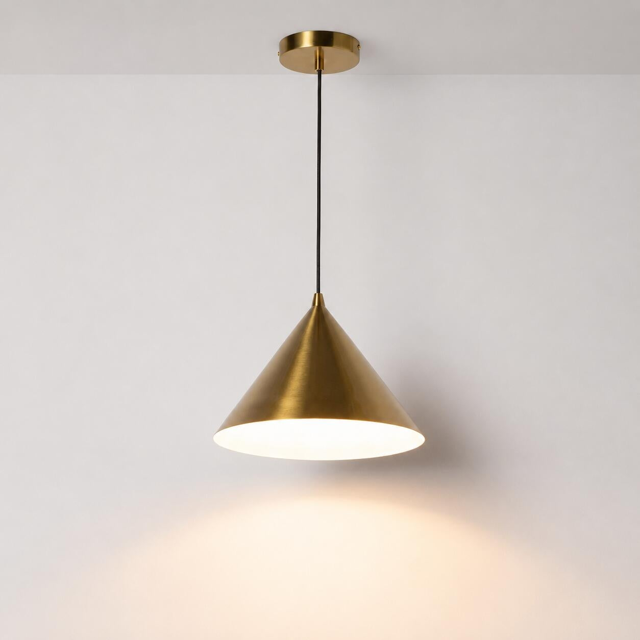 Lámpara colgante de metal "CUSPIDE" - E27 - Ø30cm (13)