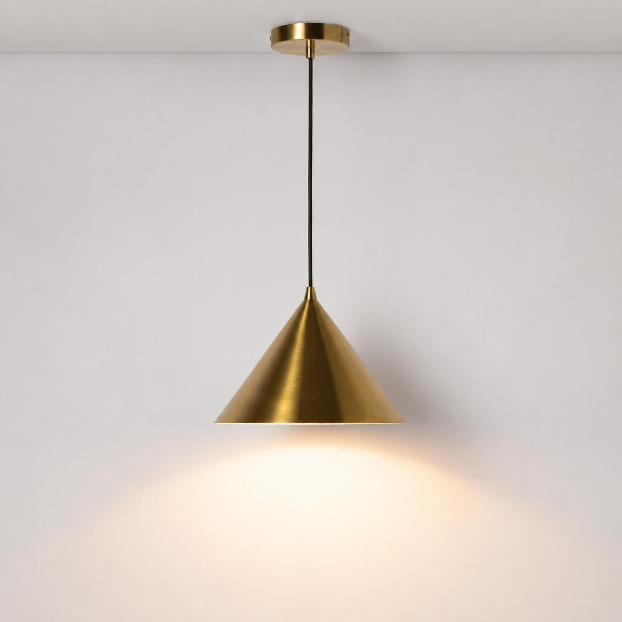 Lámpara colgante de metal "CUSPIDE" - E27 - Ø30cm (8)