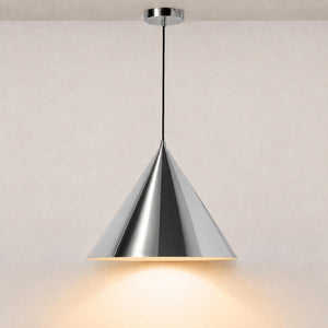 Lámpara colgante de metal "CUSPIDE XL" - E27 - Ø46cm
