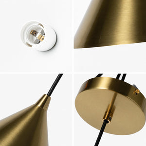 Lámpara colgante de metal "CUSPIDE XL" - E27 - Ø46cm (17)