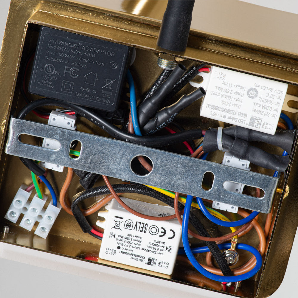 Aplique de pared para lectura "SLANGE 2" - 3W + 6W - Puerto USB + USB-C (46)