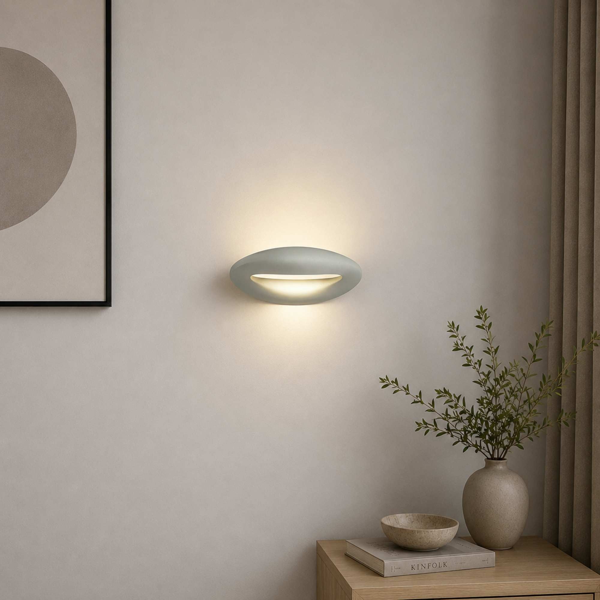Aplique de pared interior moderno "DALI" 9W (2)
