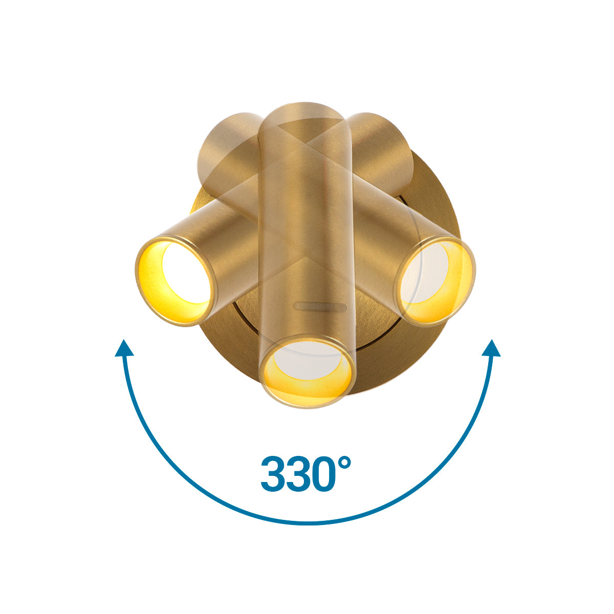 Aplique empotrable para lectura "MILSA" - 3W - 2700K - CRI 85 (67)