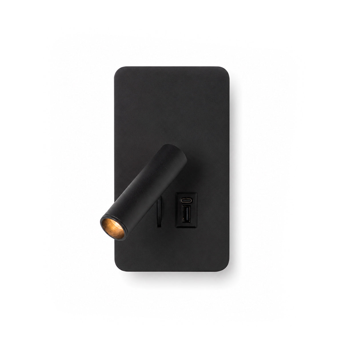 Aplique de pared "NORU" - 3W - 2600K - USB+USB-C - Empotrable (20)