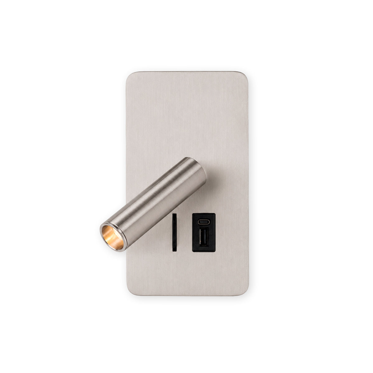 Aplique de pared "NORU" - 3W - 2600K - USB+USB-C - Empotrable (24)