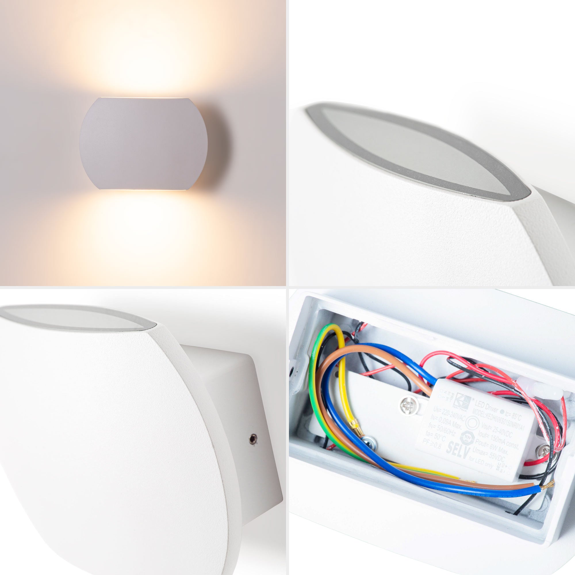 Aplique de pared LED "ARTEMIS" - Up & Down - 6W - 2700K- IP65 (30)