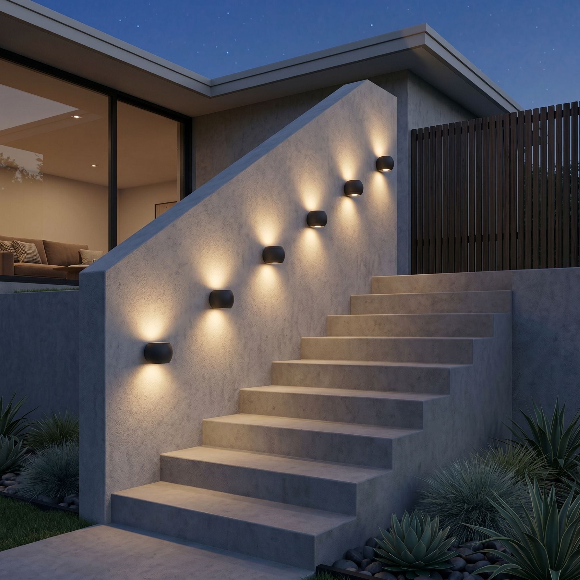 Aplique de pared LED "ARTEMIS" - Up & Down - 6W - 2700K- IP65 (4)