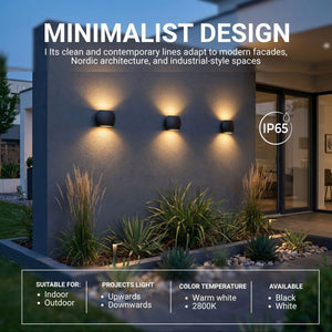 Aplique de pared LED "ARTEMIS" - Up & Down - 6W - 2700K- IP65 (8)
