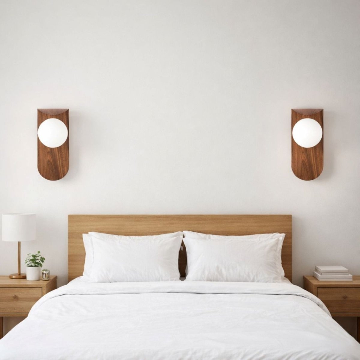 Aplique de pared "NARA" - Efecto madera - G9 - Barcelona Led-Decoración