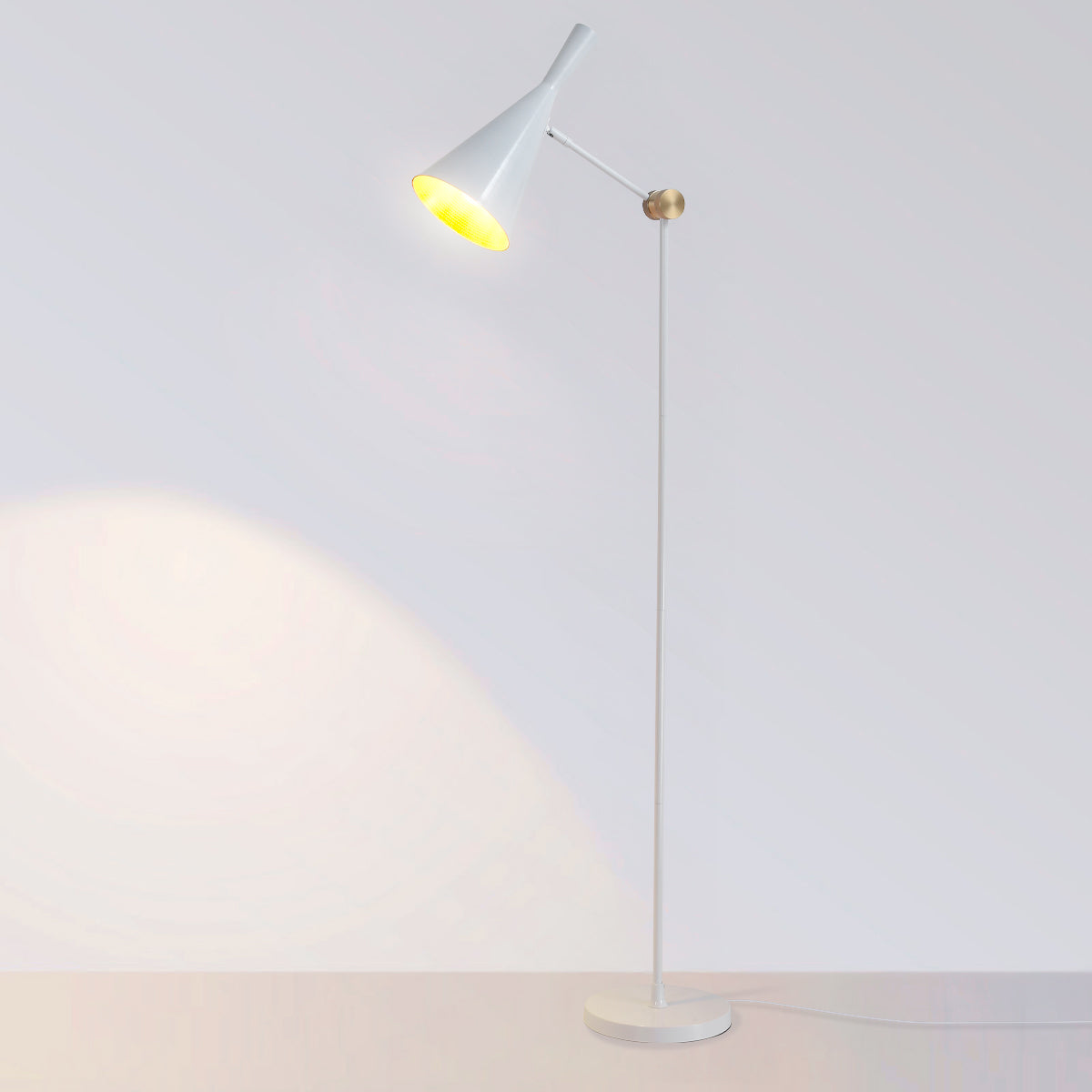 Lámpara de pie de diseño "Olivia" Negro (23)