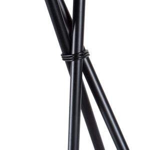 Lámpara de pie trípode "PRON" - Pantalla algodón -  E27 (38)