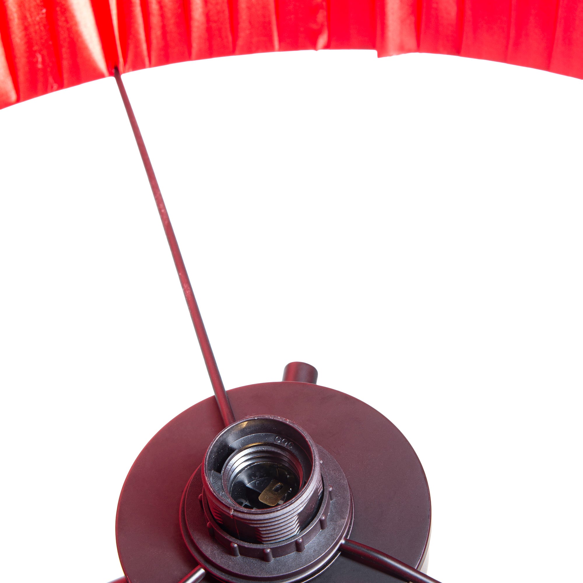 Lámpara de pie trípode "PRON" - Pantalla algodón -  E27 (36)