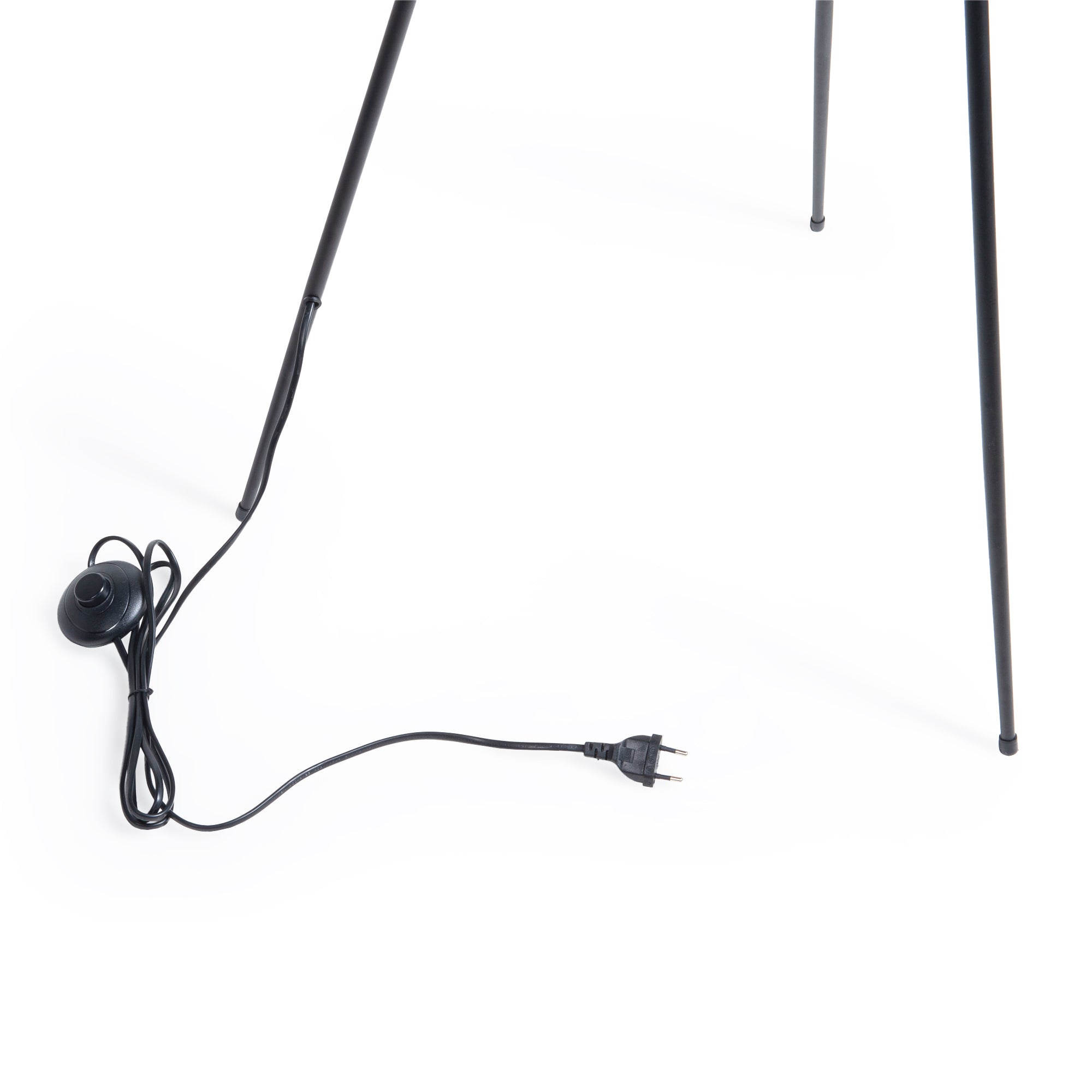 Lámpara de pie trípode "PRON" - Pantalla algodón -  E27 (41)