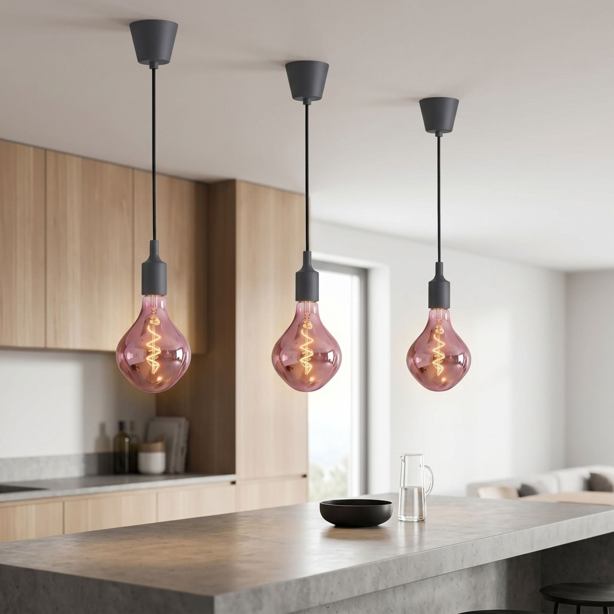 Lámpara colgante - Flexible y resistente -  Casquillo en Silicona E27 - Barcelona Led-Decoración