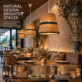 Seagrass pendant lamp 