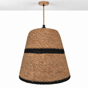 Lámpara colgante en seagrass "MAREA" - E27 - Ø30 cm (7)