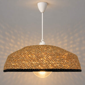 Lámpara colgante en seagrass "SOLINE" - E27 - Ø40 cm (4)
