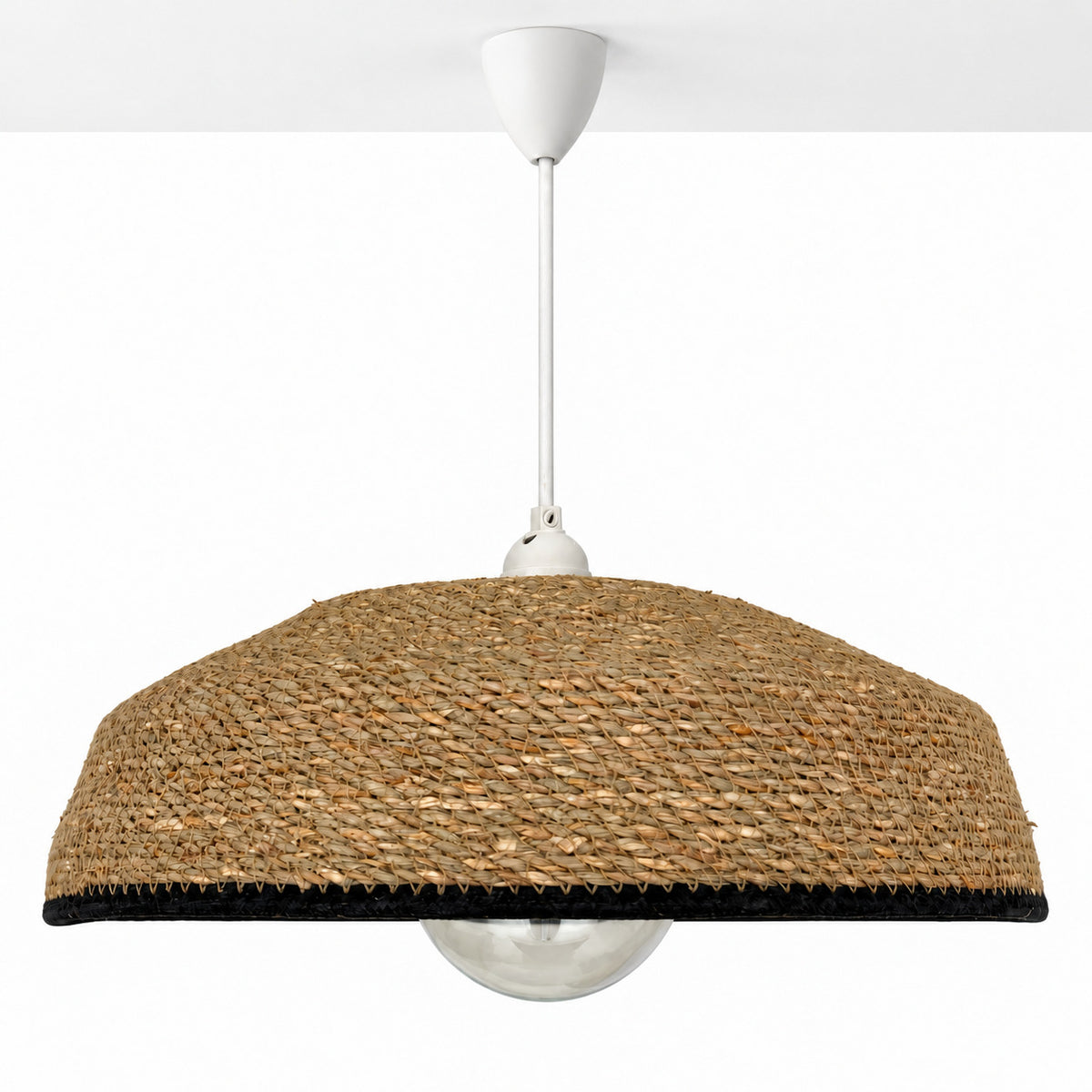 Lámpara colgante en seagrass "SOLINE" - E27 - Ø40 cm