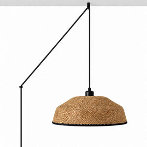 Lámpara colgante en seagrass con cable y enchufe "SOLINE" - E27 - Ø40 cm (12)