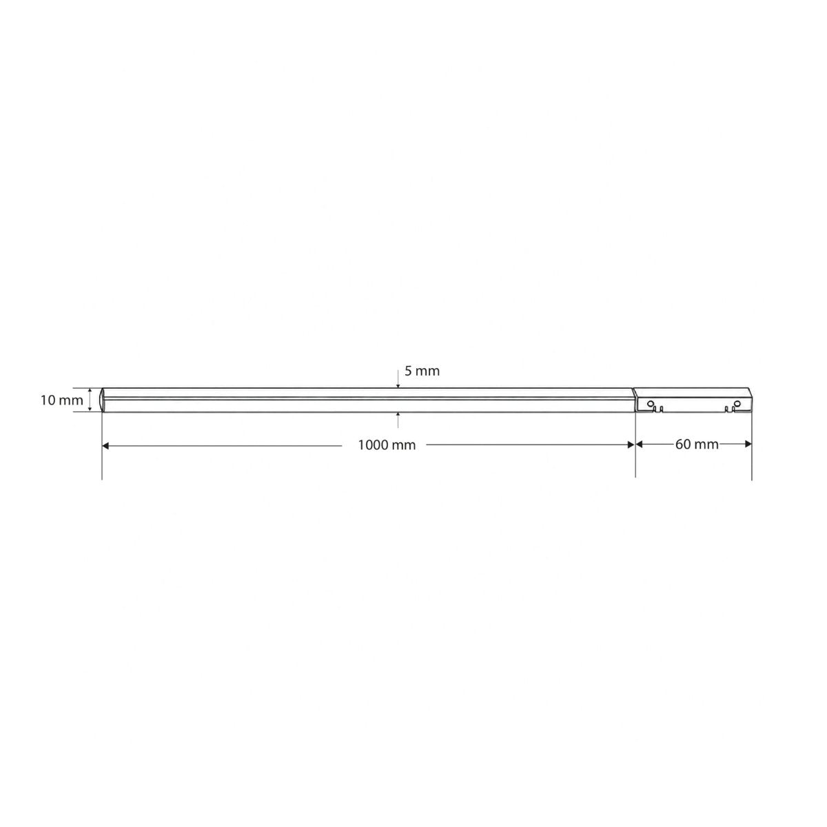 Neon LED flexible para carril magnético - 5mm - 12W - 24V - 1 metro (19)