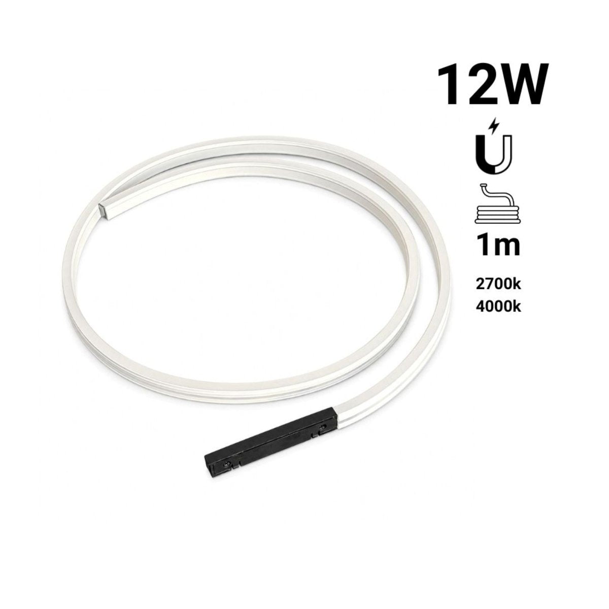 Neon LED flexible para carril magnético - 5mm - 12W - 24V - 1 metro | Iluminación | Barcelona Led