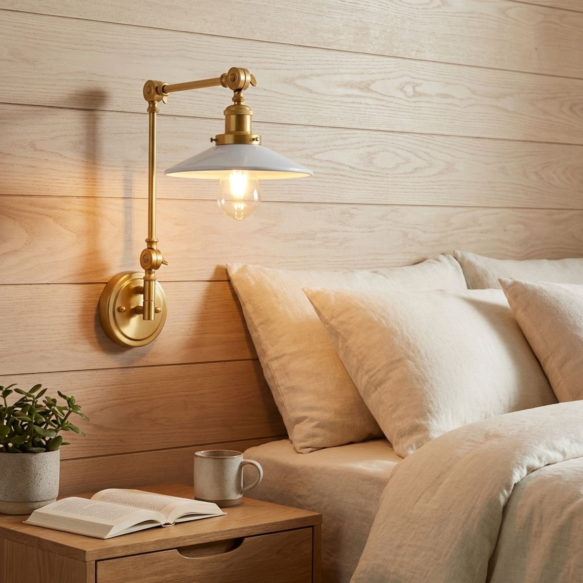 Aplique de pared vintage orientable "Wallen" (7)