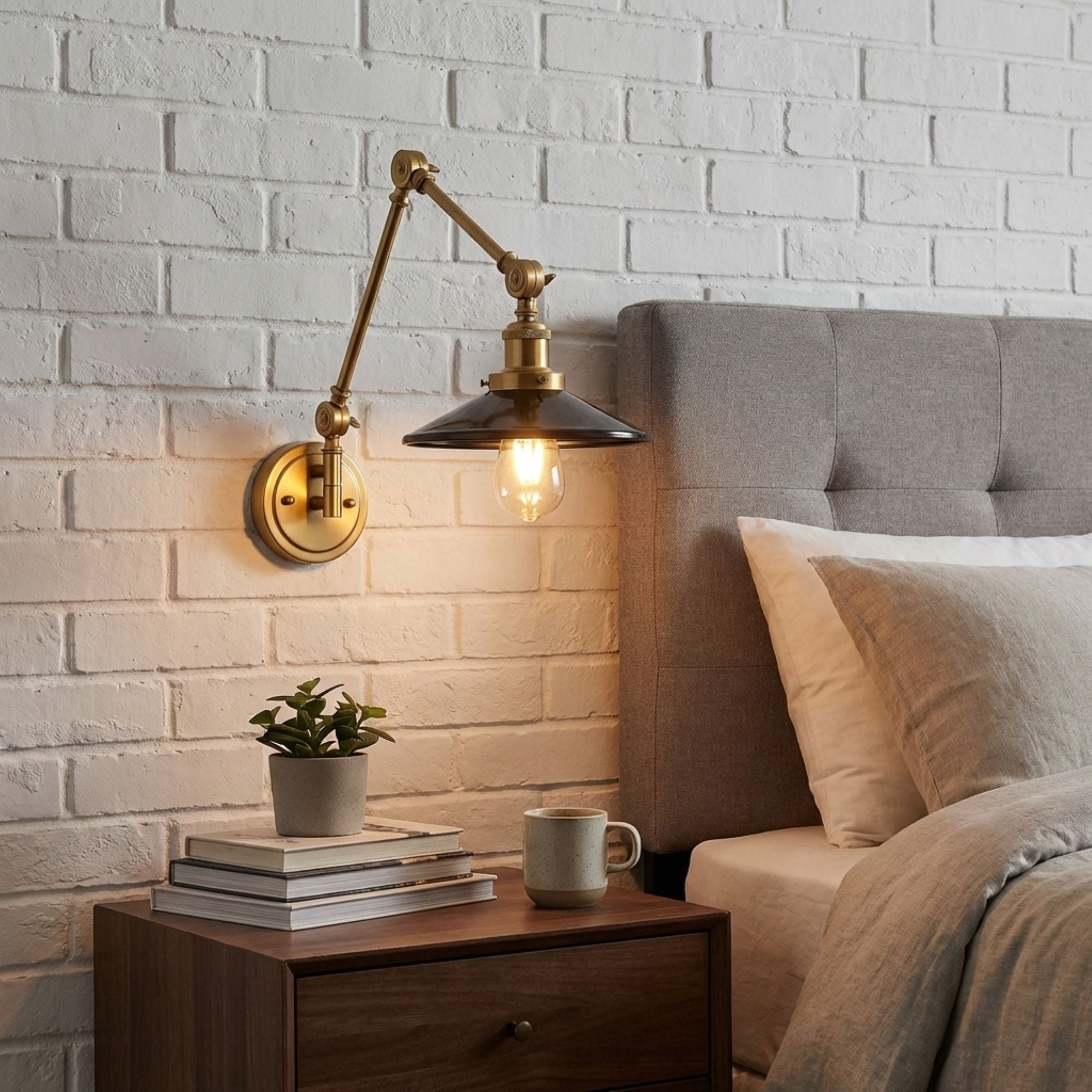 Aplique de pared vintage orientable "Wallen" (29)