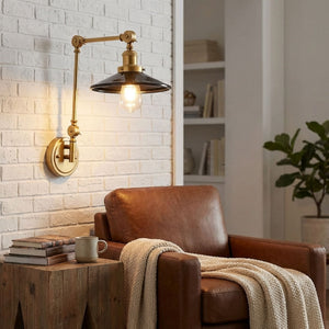Aplique de pared vintage orientable "Wallen" (35)