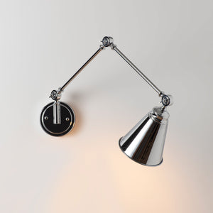 Aplique de pared vintage orientable "Tika" (40)