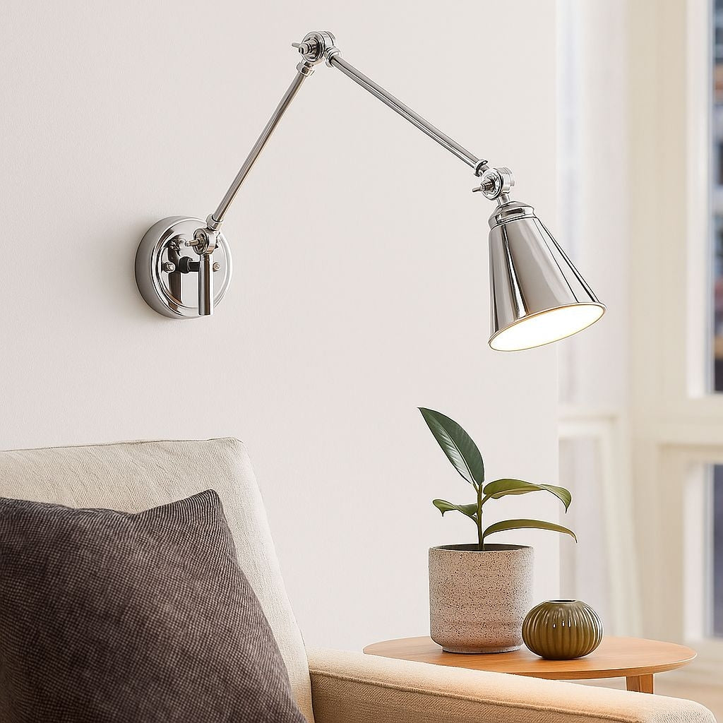 Aplique de pared vintage orientable "Tika" (39)