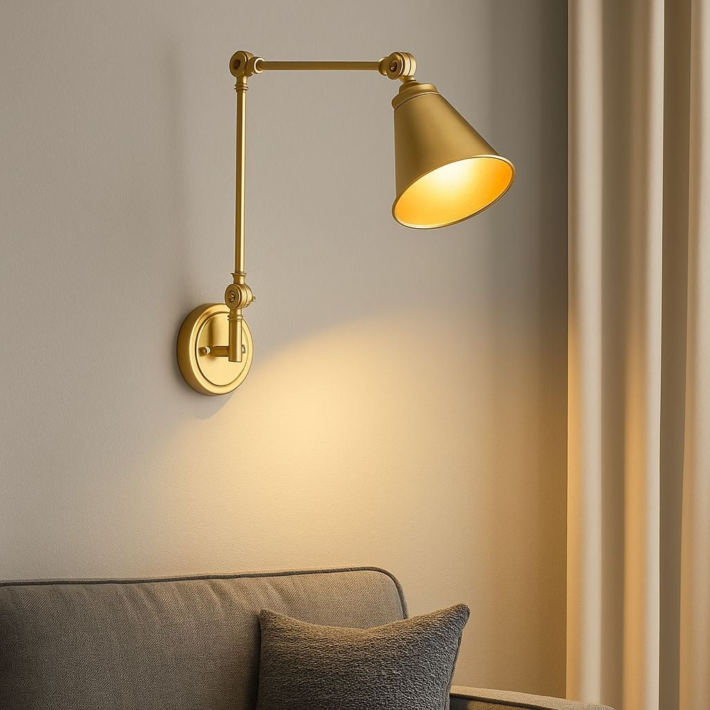 Aplique de pared vintage orientable "Tika" (26)