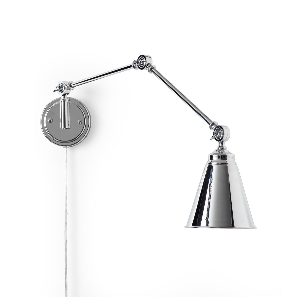 Aplique de pared vintage orientable con cable y enchufe "Tika" - Barcelona Led-Decoración