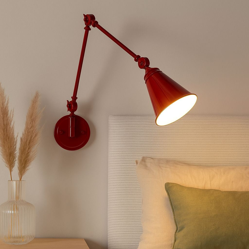 Aplique de pared vintage orientable "Tika" (18)