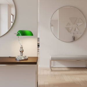 Lámpara de mesa vintage "BANQUERO" - E27 (30)