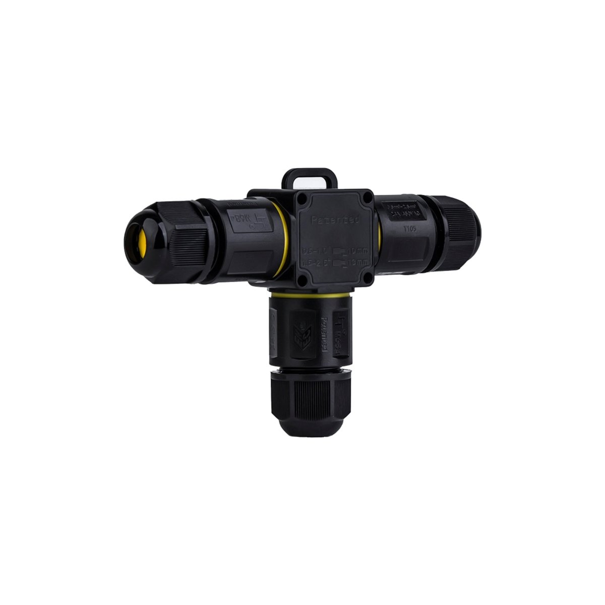 Conector impermeable en T - M20 - IP68 - 0.5 - 2.5mm² - Barcelona Led-