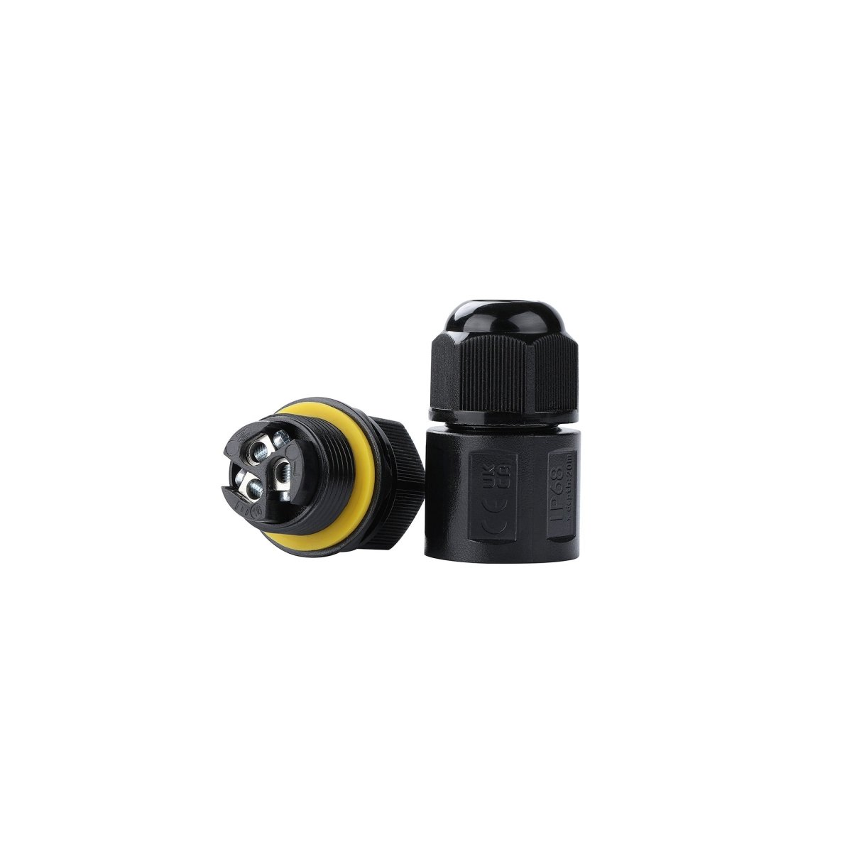 Conector impermeable mini - 3P - IP68 - 0,5-2,5mm² - 24A - T105 - Barcelona Led-Material eléctrico