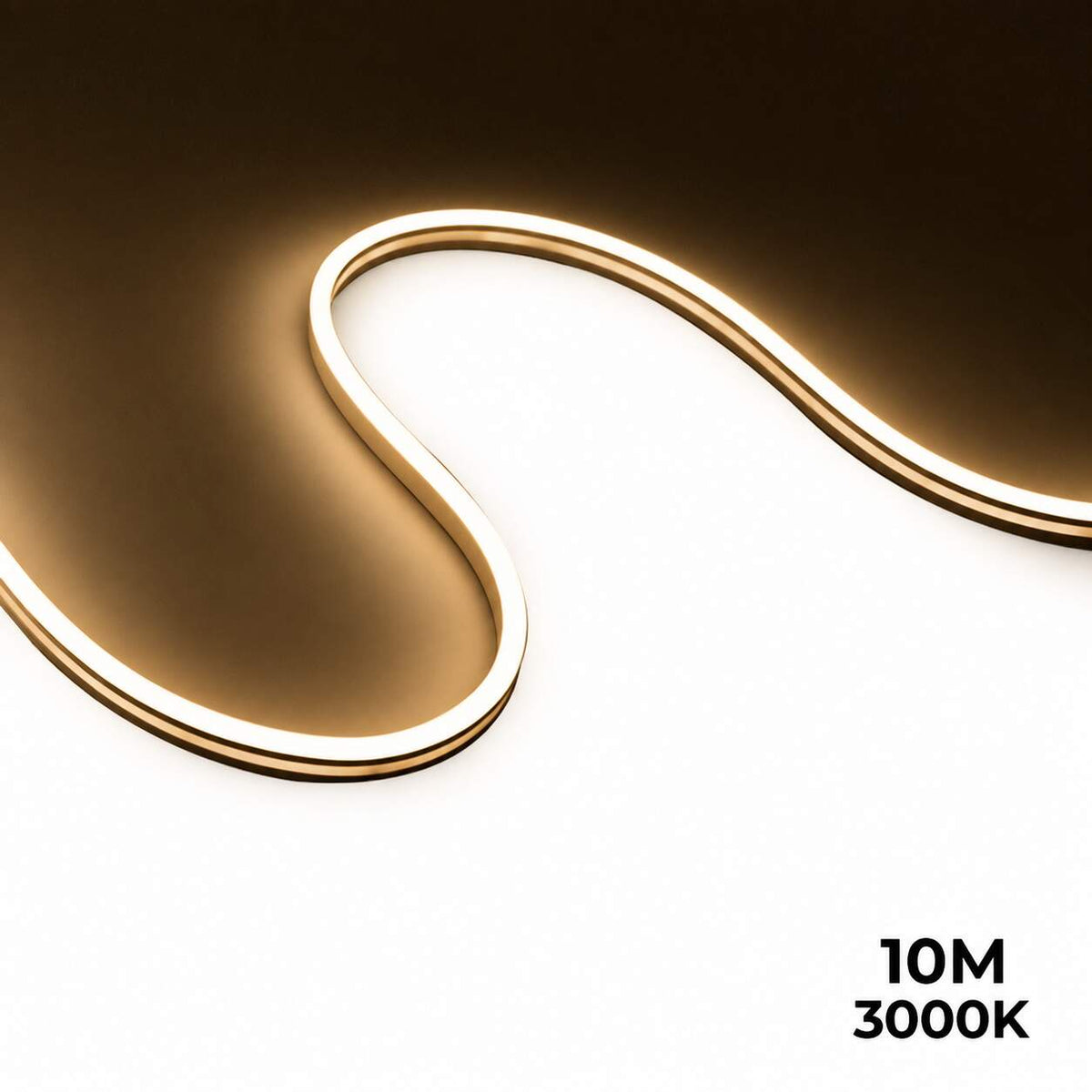 Neón LED flexible 24V DC - 10x18mm - 10 metros - Kit completo - 11W/m - IP67 - Curvatura lateral (20)