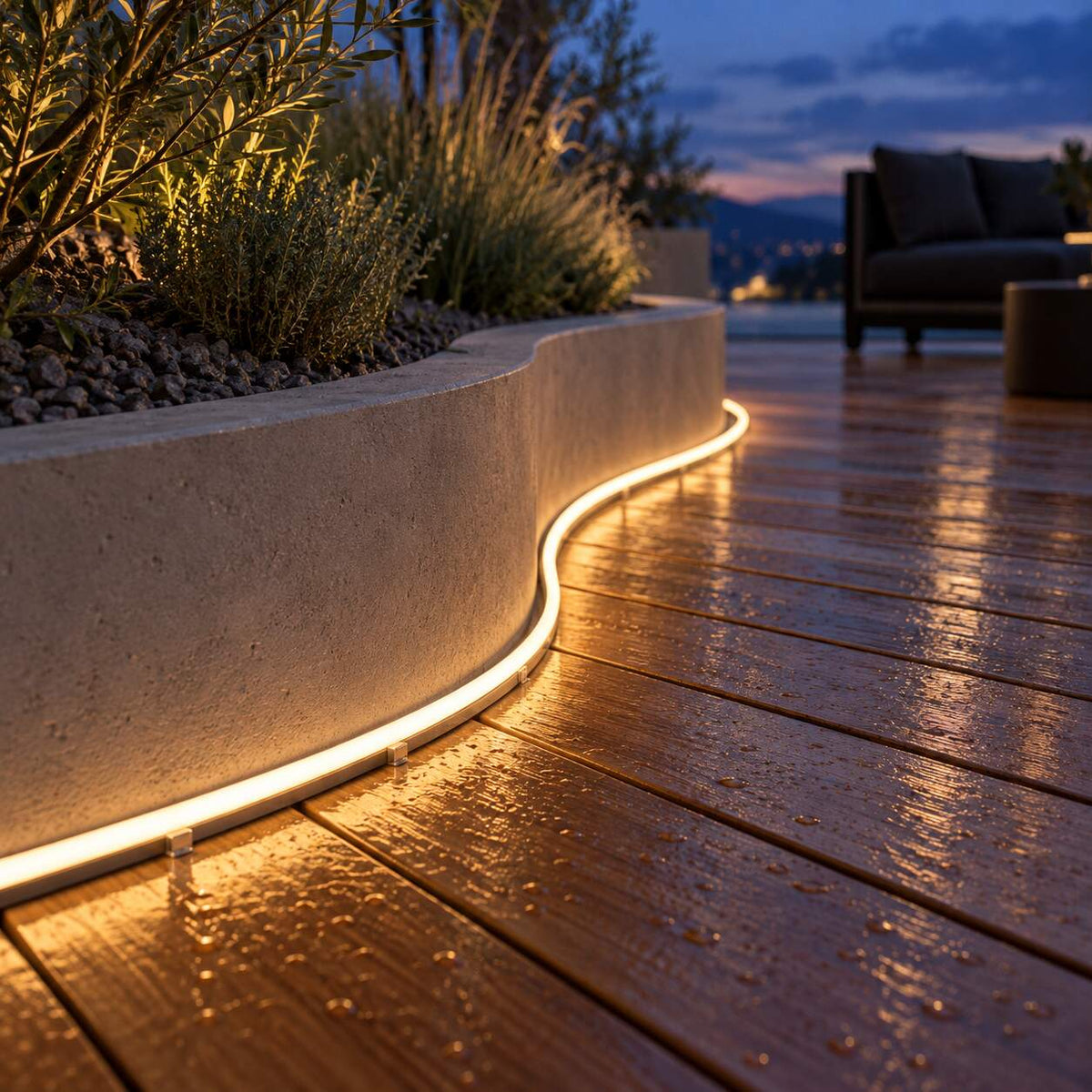 Neón LED flexible 24V DC - 10x18mm - 10 metros - Kit completo - 11W/m - IP67 - Curvatura lateral (21)
