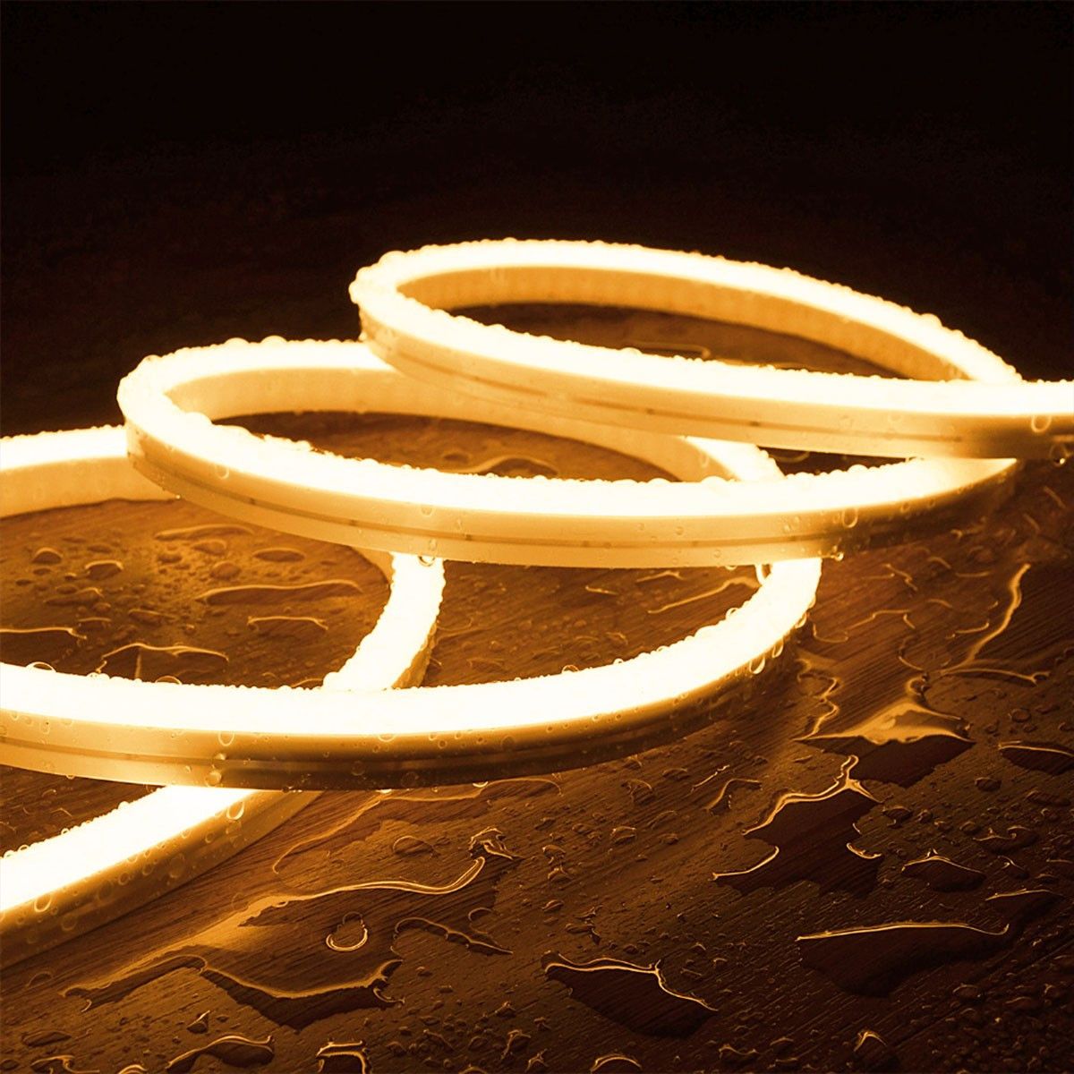 Neón LED flexible 24V DC - 4x10mm - 5 metros - Kit completo - IP67 - 11W/m - Curvatura lateral (37)